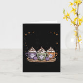 レトロ フレッシュリー ブゥド コーヒー ラバーズ ブージー ゴースト ハル カード (黄色い花)