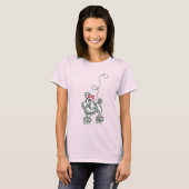 レトロ フレンチプードル Tシャツ (正面フル)