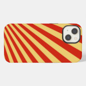 レトロ フレーム 日の出 背景 iPhoneケース (裏面横)