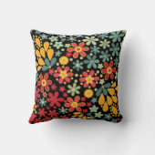 レトロ.フローラモチーフ2 クッション (裏面)