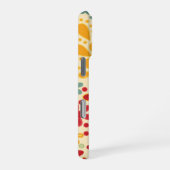 レトロ.フローラモチーフ iPhoneケース (右側面)