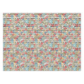 レトロ、フローラ履歴 テーブルクロス (正面(横))