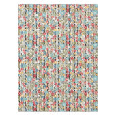 レトロ、フローラ履歴 テーブルクロス (正面)