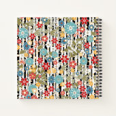 レトロ、フローラ履歴 ノートブック (裏面)