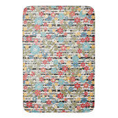 レトロ、フローラ履歴 バスマット (正面縦)