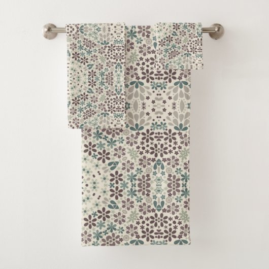 レトロ、フローラ バスタオルセット (インサイチュ)