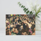 レトロ フン ラージ パーティー ギャザリング パーティー への招待 招待状 (スタンド正面)