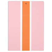 レトロ ブライダルパーティーガール オーダーメイドイニシャル クリップボード (裏面)