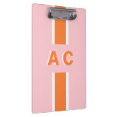 レトロ ブライダルパーティーガール オーダーメイドイニシャル クリップボード (右)