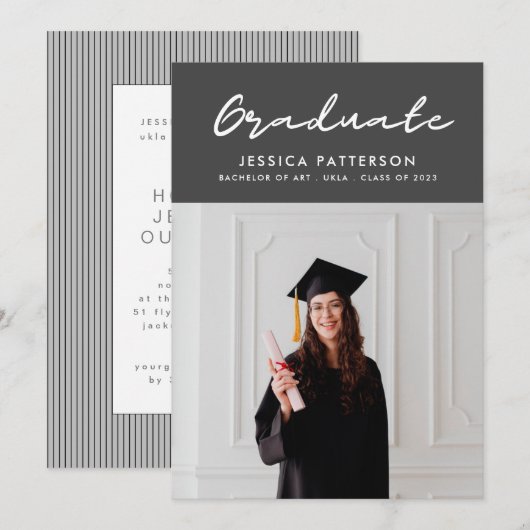 レトロ・ブライト大学院 案内状 (正面/裏面)