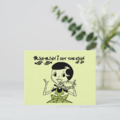 レトロ ブリング リング Tシャツ&ギフト ポストカード (スタンド正面)