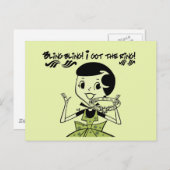 レトロ ブリング リング Tシャツ&ギフト ポストカード (正面/裏面)