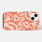 レトロ・ブルーム iPhoneケース (裏面横)