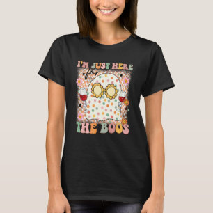 レトロ ブーに会いに来ただけ Halloween スプーキー Tシャツ