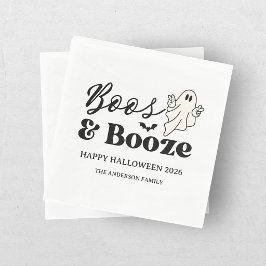 レトロ・ブーズ＆ブー・ズ・ハロウィーン・スペクタクル スタンダードランチョンナプキン