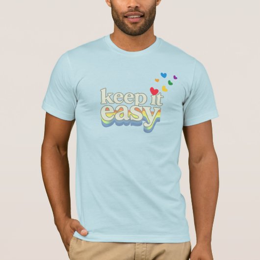 レトロ プライド タイポグラフィ デザイン Tシャツ (正面)