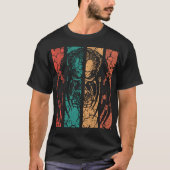 レトロ・プレデターの顔 Tシャツ (正面)