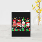 レトロ プロフォル サイレント ナイト ICU 看護師 面白い メリー C カード (黄色い花)