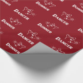 レトロ-ベビートナカイ ラッピングペーパー (角)