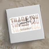 レトロ ベージュ ビジネス 購入ありがとうございます ラベル