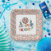 レトロ ペーパープレート (パーティー)