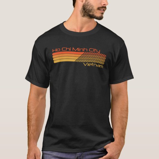 レトロ ホーチミン ベトナム Tシャツ (正面)