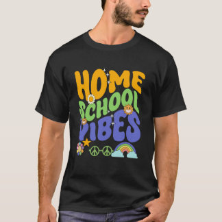 レトロ ホームスクール 引用 ホームスクール ママ 先生 教育 Tシャツ