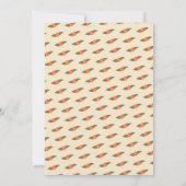 レトロ ボホ ファン 手作り オーダーメイド ブライズシャワー サンキューカード (裏面)