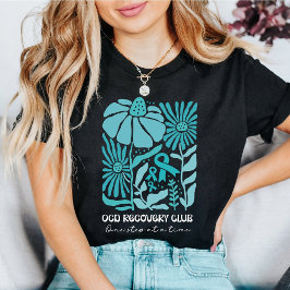 レトロ・ボホ・強迫性障害回復クラブ 一歩ずつ前へ Tシャツ