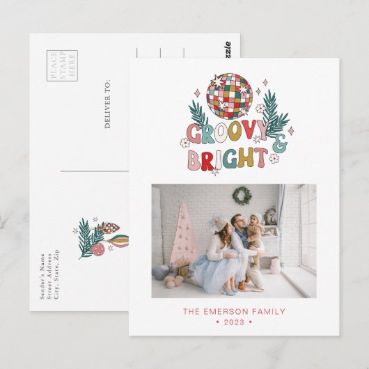 レトロ ポストカード (正面/裏面)