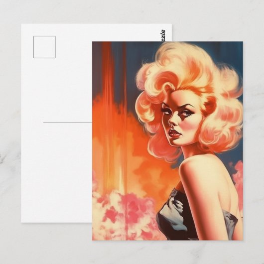 レトロ ポストカード (正面/裏面)