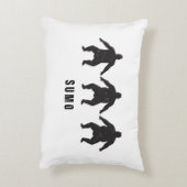 レトロ・ポップ・アート☆ 相撲（すもう） アクセントクッション (裏面(縦))