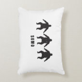 レトロ・ポップ・アート☆ 相撲（すもう） アクセントクッション (正面(垂直))