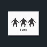 レトロ・ポップ・アート☆ 相撲（すもう） キャンバスプリント<br><div class="desc">昭和ノスタルジックなデザインの
レトロ調ポップアートです。
タイムレスでシンプルな美を求めるあなたに
いかがでしょうか？</div>