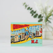 レトロ マナスクアン ニュージャージー ポストカード (スタンド正面)