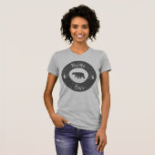 レトロ・ママベア母の日  Tシャツ (正面フル)