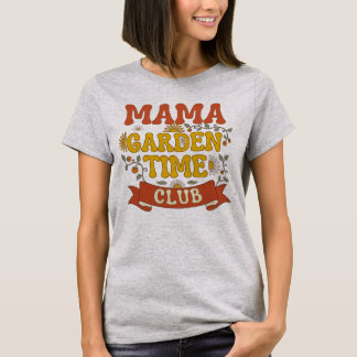 レトロ・ママ・ガーデン・クラブ ヴィンテージ 1970年代 タイポグラフィ Tシャツ