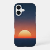 レトロ マリン ホライズン iPhone 16ケース (裏面)