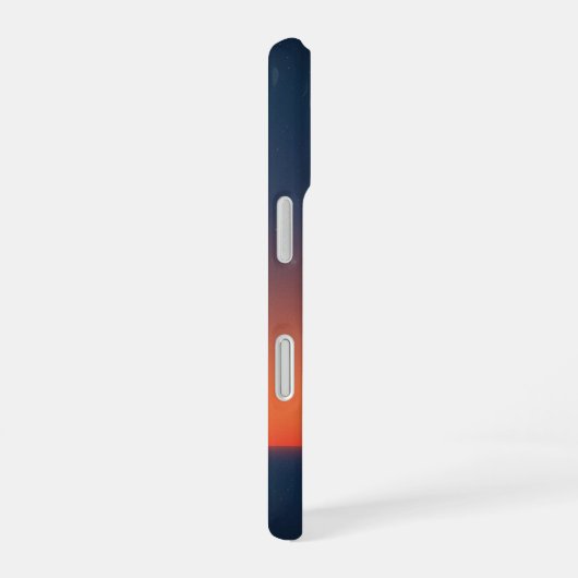レトロ マリン ホライズン iPhone 16ケース (右側面)