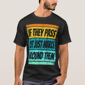 レトロ マーチングバンド 帯同 バンドキャンプ 男女兼用 Tシャツ