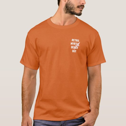 レトロ マートルビーチ ガイ Tシャツ (正面)
