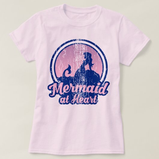 レトロ マーメイド Tシャツ (デザイン正面)