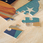 レトロ ミスティカル セレスチャル スター ゴッデス ジグソーパズル (側面)