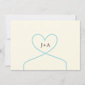 レトロ ミックス テープ ウェディング セーブ・ザ・デート 招待状 (裏面)