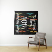 レトロ ミッドセンチュリー オーダーメイド 誕生日 タペストリー (インサイチュ(横))