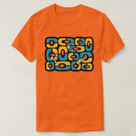レトロ ミッドセンチュリー モダン コズミック アブストラクト Tシャツ