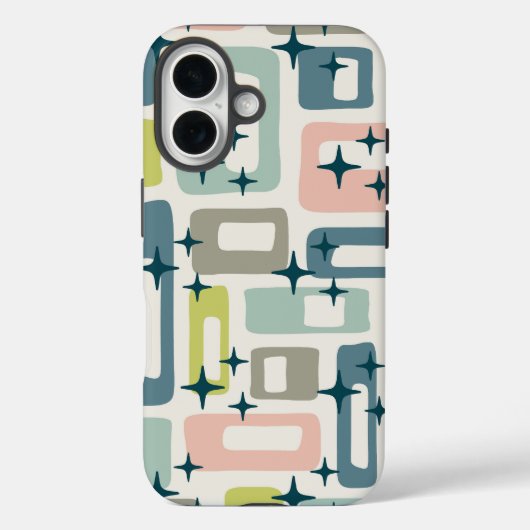レトロ ミッドセンチュリー モダン Case-Mate iPhoneケース (裏面)