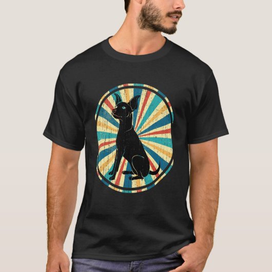 レトロ ミニピン Tシャツ (正面)