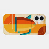 レトロ ミニマリスト ボトル iPhone 16ケース (裏面横)