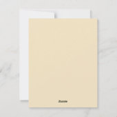 レトロ ミニマル エレガント かわいい シンプル おしゃれ シーズンカード (裏面)